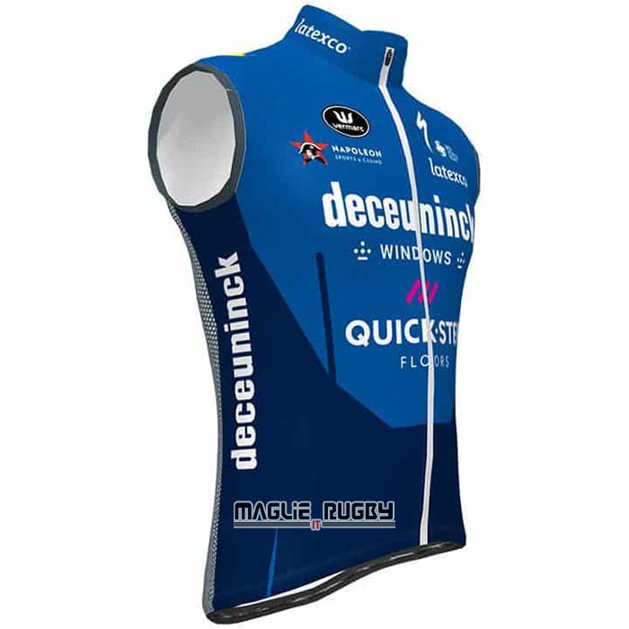 Gilet Antivento Deceuninck Quick Step 2021 Blu